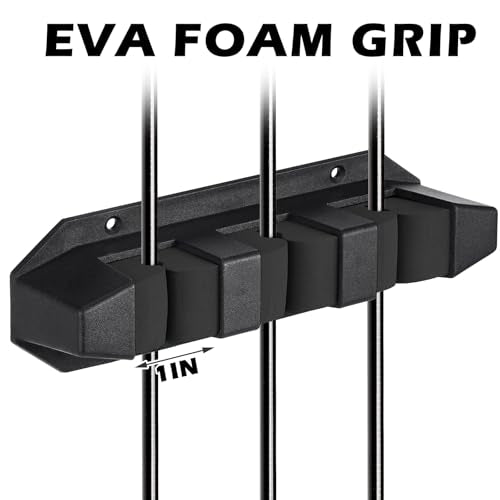 4 Pcs Rod Holders Fishing Boat Pole Holder (Black / 7.8 Inch)
