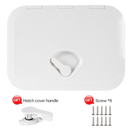 Marine Deck Access Hatch 10.63"×14.76" White (White / 270-375)