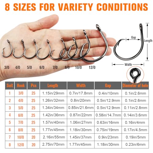 Circle Hooks Saltwater 20