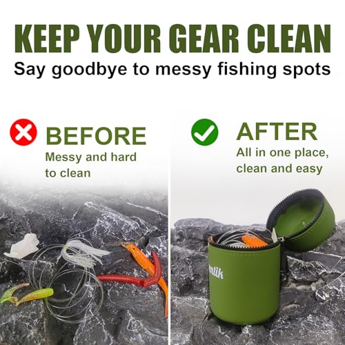 Portable Fishing Trash Pouch & Multifunction Scissors Eco