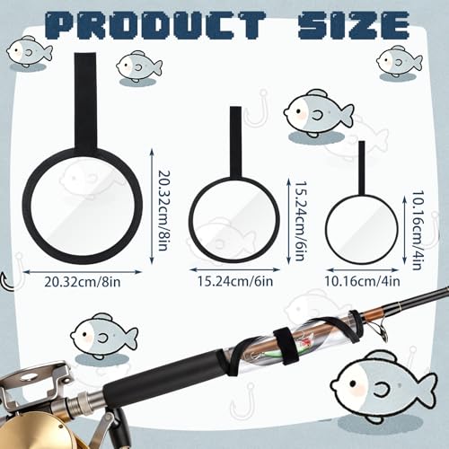 15 Pack Fishing Lure Wrap for Rod Clear PVC Lure Covers Keeps Hook Cover in 3 Sizes to Keep Hook Safe Bait Storage