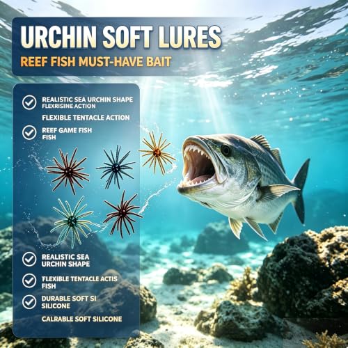 25PCS Urchin Baits for Bass Fishing (25PCS)