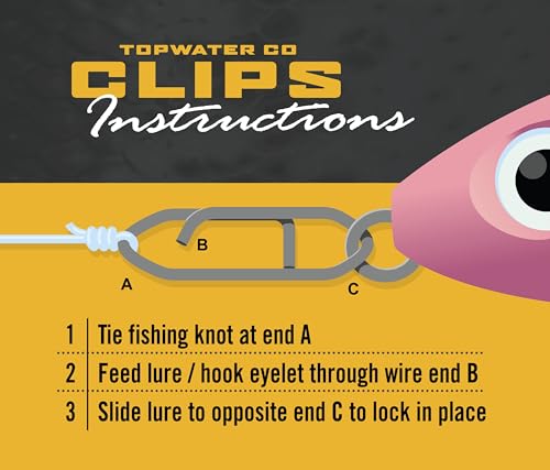 Co. Fishing Speed Clips Stainless Steel