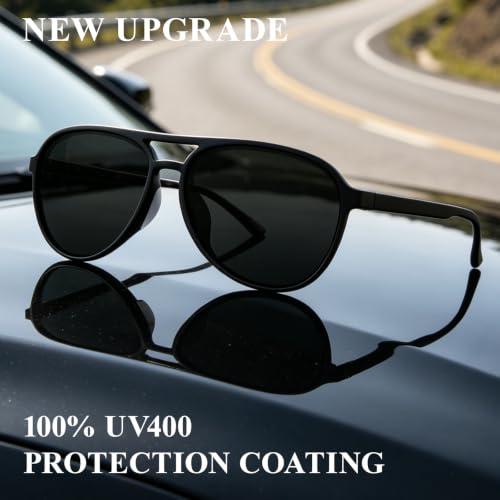 Women's Polarized Aviator Sunglasses Sport Style for Running Pickleball UV Protection Tangle