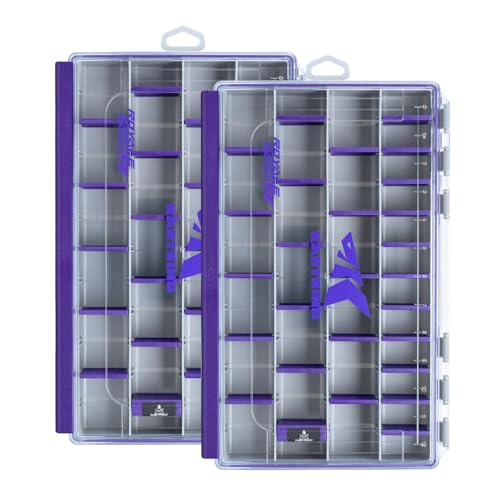 HyperSeal Waterproof Tackle Box (3700(2 Pack) / Purple)