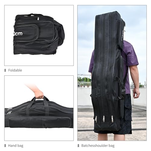 3 Layers Fishing Pole Bag