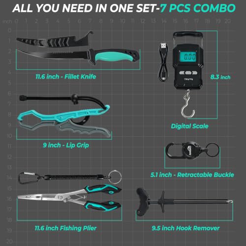 7PCS Fishing Tool Kit