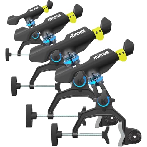 Upgraded Fishing Rod Holder with Button (Black-4set)