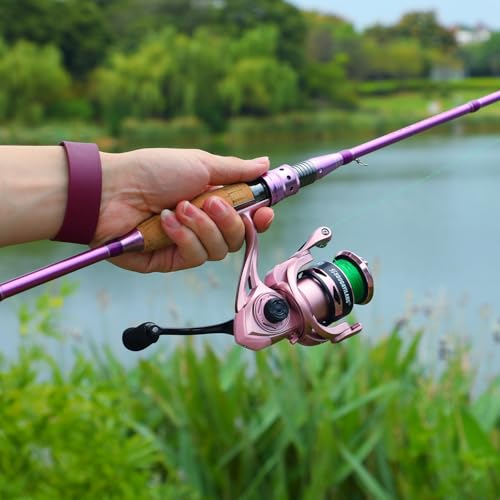 Colorful Spinning Rod and Reel Combo