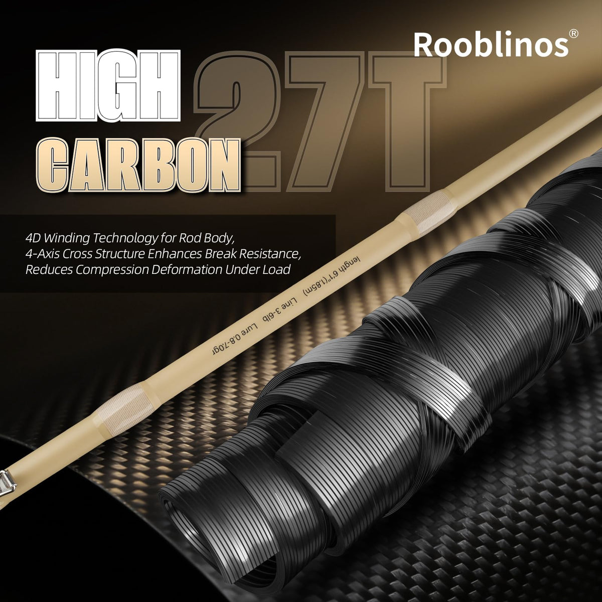 S612 Ultra Light Trout Rod (PE-S612UL-1.85m)