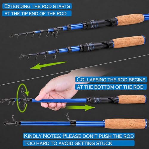 Fishing Rod Combo Kit (fishing combo with fishing Tool Kit)