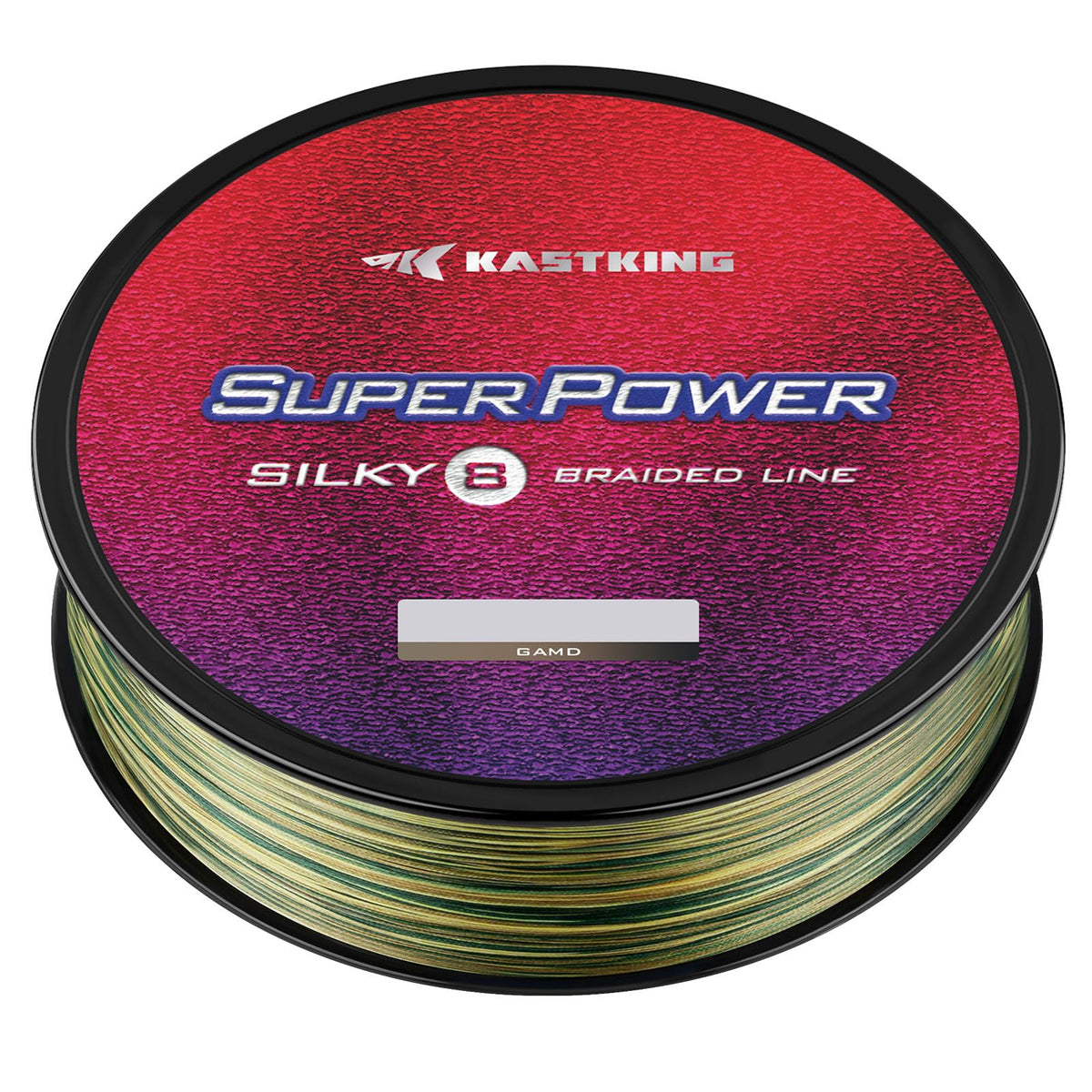 Superpower Silky8 Braided Fishing Line (X8-Camo / 20LB(500 Yds))