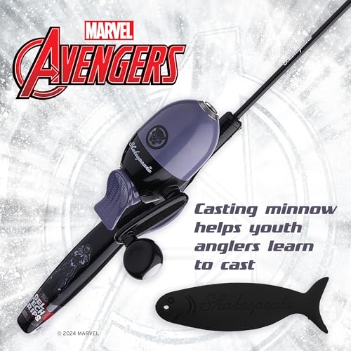 Marvel Black Panther Children's Fishing Beginner Kit (Marvel Black Panther Beginner)