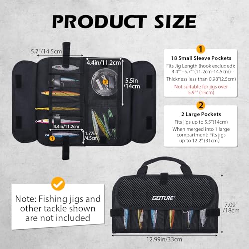 Fishing Jig Bag (A:12.99”x7.09”)