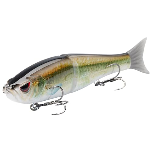 SwimShad Glide Baits Jointed Swimbait Bass Pike Salmon Trout Muskie Fishing Lure