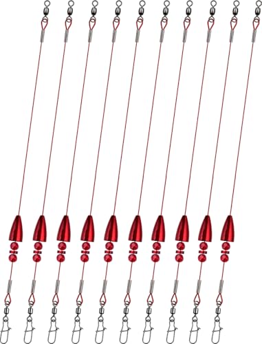 Texas Rigs 10 Pack (Blood / 1/2oz)