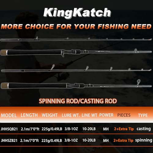 7'0" High Carbon Graphite Fishing Rod (A-JHHSQB-7'0")