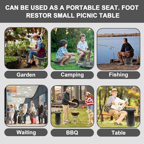 Collapsible Stool with Cushion