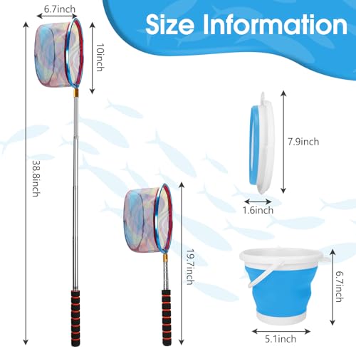 Kids Fishing Net (Orange Blue)