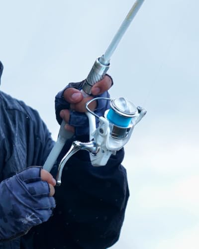Telescopic Fishing Rod and Reel Combo with Spinning Reel (2.1m)
