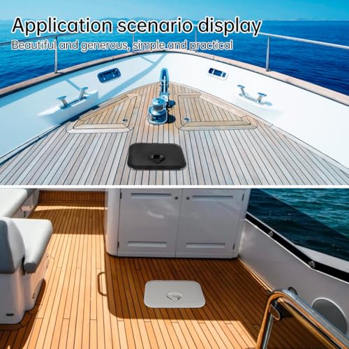 Marine Deck Access Hatch 10.63"×14.76" White (White / 270-375)