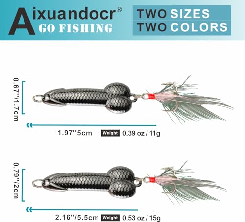 Bass Fishing Lure (Sliver Gray / 15g, 11g)