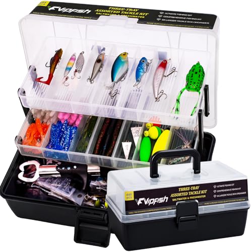 448 Pcs Fishing Lures Kit