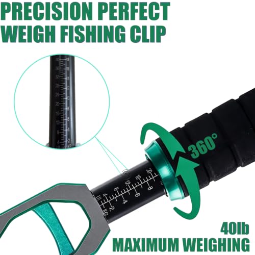 Fish Lip Gripper with 40lbs Built (Grey)