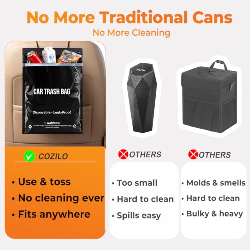 Recycled Disposable Car Trash Bags