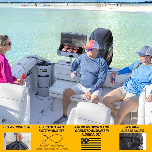 Portable Boat Trash Can (Ghost Gray Full)
