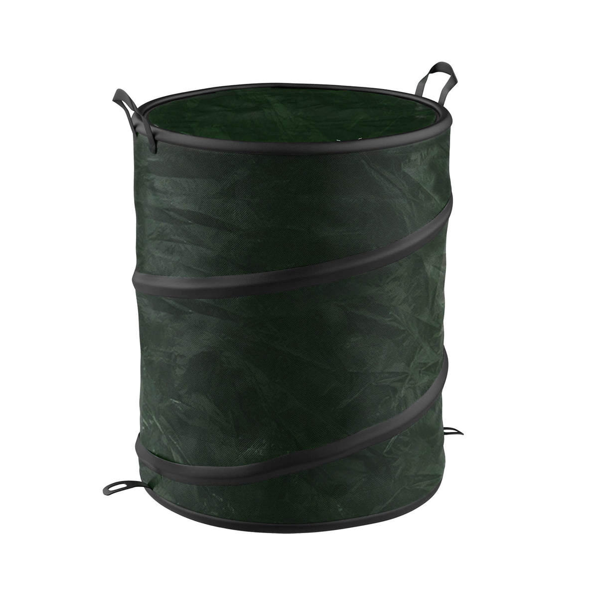 Collapsible Trash Can and Camp Sink Set (Red and Green)