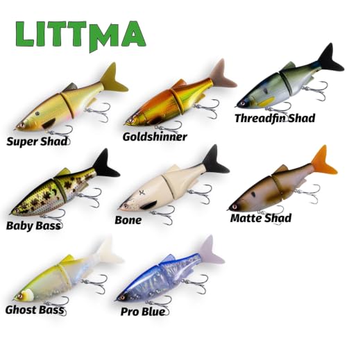 SG130 Jointed Glide Bait 1oz for Bass Pike Fishing