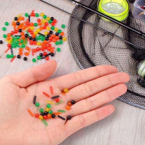 Fishing Bobber Stops and Beads Set (Multicolor)