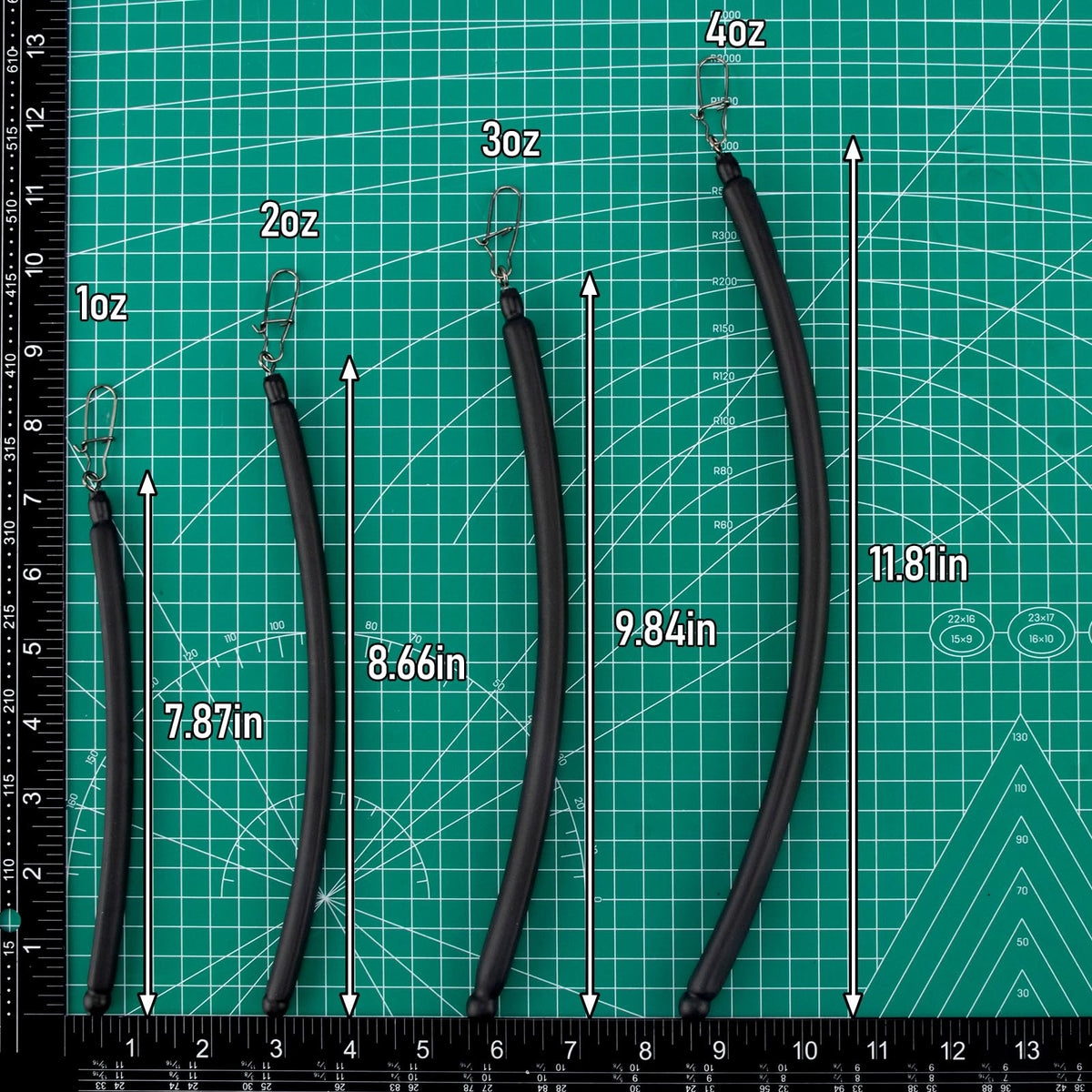 6pk Slip Stick Drifting Sinkers Catfish Trolling Weightsr 4oz (4oz-6 Pack)