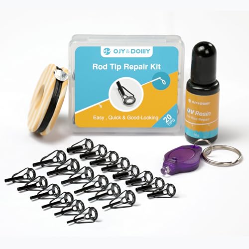 Fishing Rod Tip Repair Kit with Glue