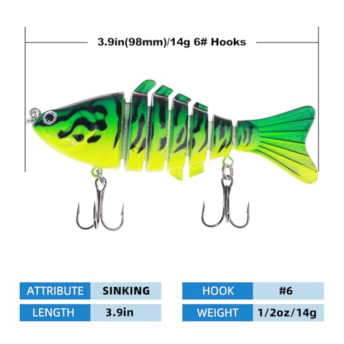 Fishing Lures (B2(3.9in 1/2oz))
