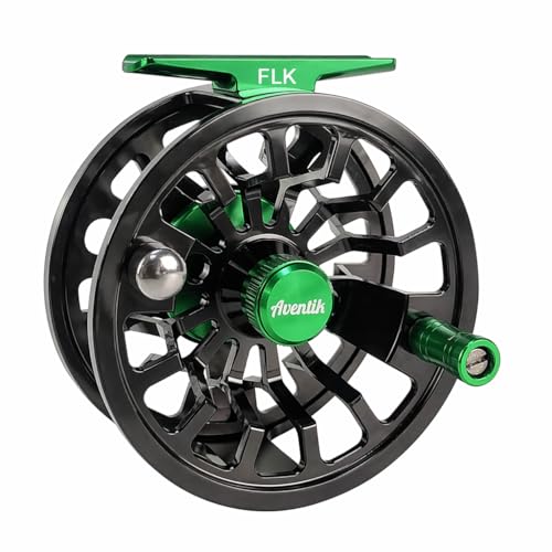 FLK II Fly Fishing Reel Aluminum Trout 3 (3/5wt / Black-without Line)