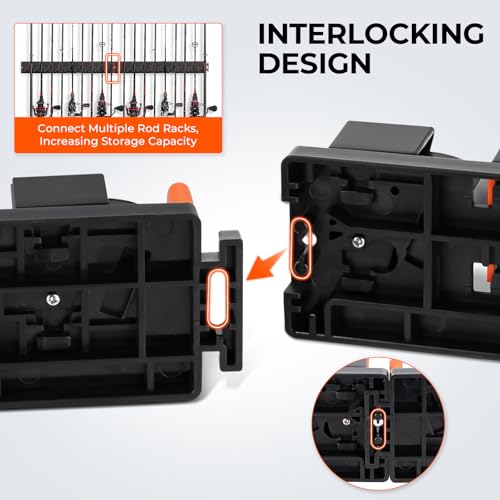 Vertical Fishing Rod Holder (V9-1 Pack)