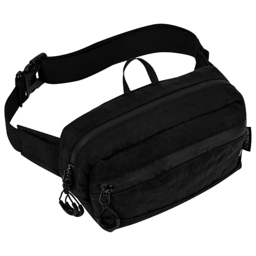 RFID Blocking Fanny Packs for Women and Men Waterproof Crossbody Waist Pack