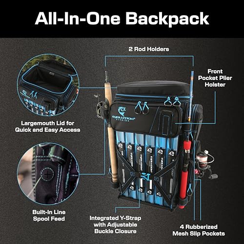 Evolution Fishing Drift Series Tackle Backpack