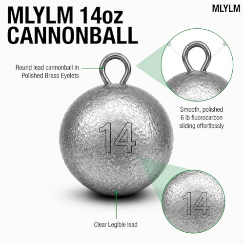 3 Pack 14 oz Cannonball Sinkers