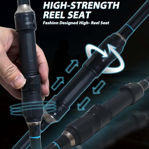 Surf Spinning Fishing Rod 9' (A-Black-11'0")