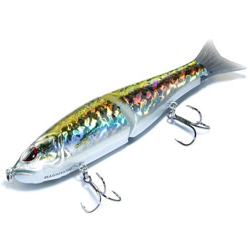 SwimShad Glide Baits Jointed Swimbait Bass Pike Salmon Trout Muskie Fishing Lure