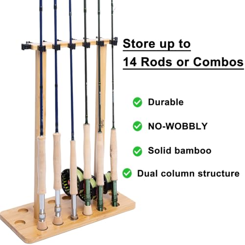 Fishing Pole Rod Racks (holds up 14 rods)