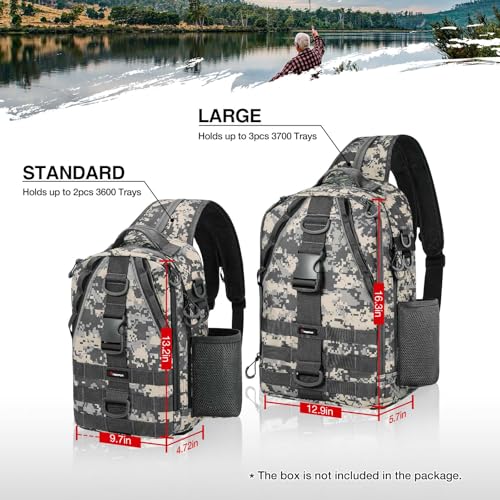 Fishing Backpack (Digital Camouflage / Standard)