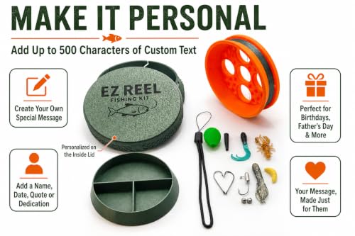 EZ Reel Fishing Kit (Custom Message)