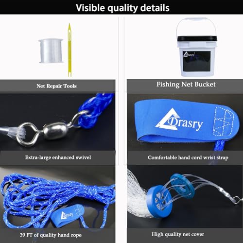 Saltwater Fishing Cast Net for Bait 3