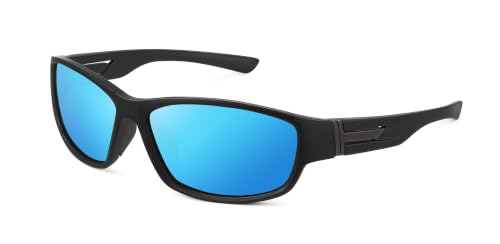 Sports Sunglasses for Men Women Polarized Classic Wrap Around Driving Cycling Golf Fishing Sun Glasses UV Protection