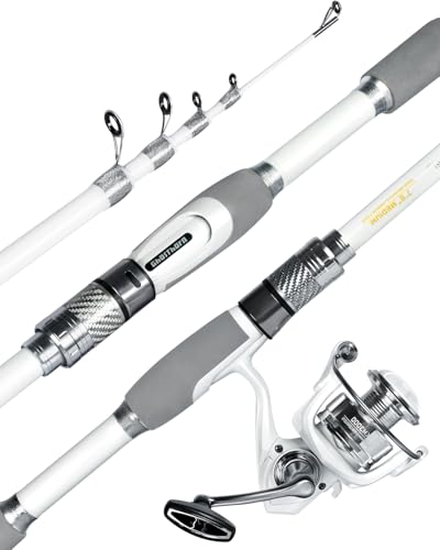 Telescopic Fishing Rod and Reel Combo with Spinning Reel (1.8m 6ft)