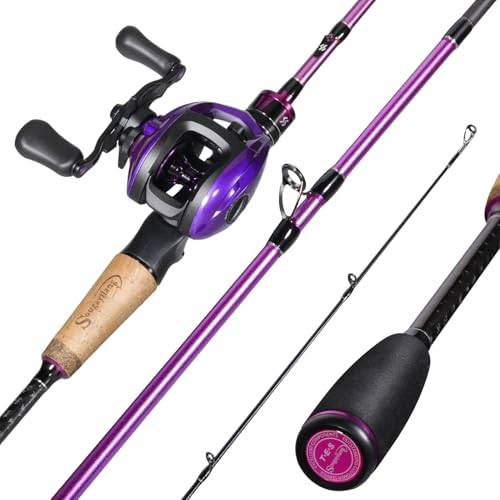 Fishing Rod and Reel Combo (B:PURPLE21Q-R COMBO / 6.9FT)